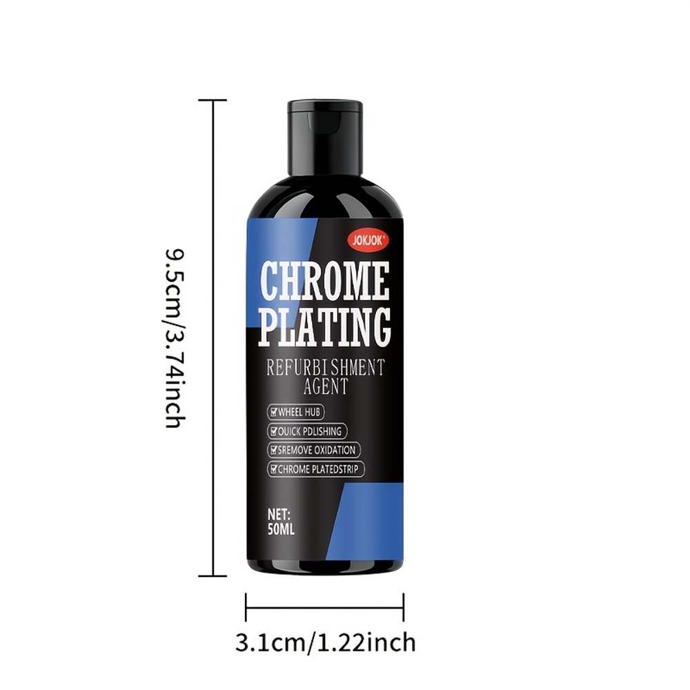 Metallic Spray Paint - Chrome Plating Spray for Car Parts,