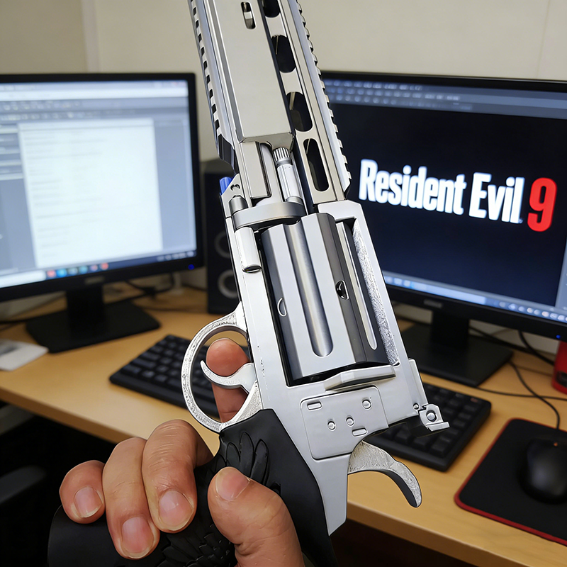 Resident Evil Requiem Leon Sco - Cosplay Prop Pistol ulasan dan harga