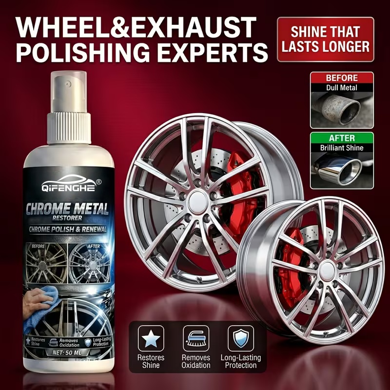 Chrome Metal Polish & Renewal  - Metallic Spray Paint ulasan dan harga