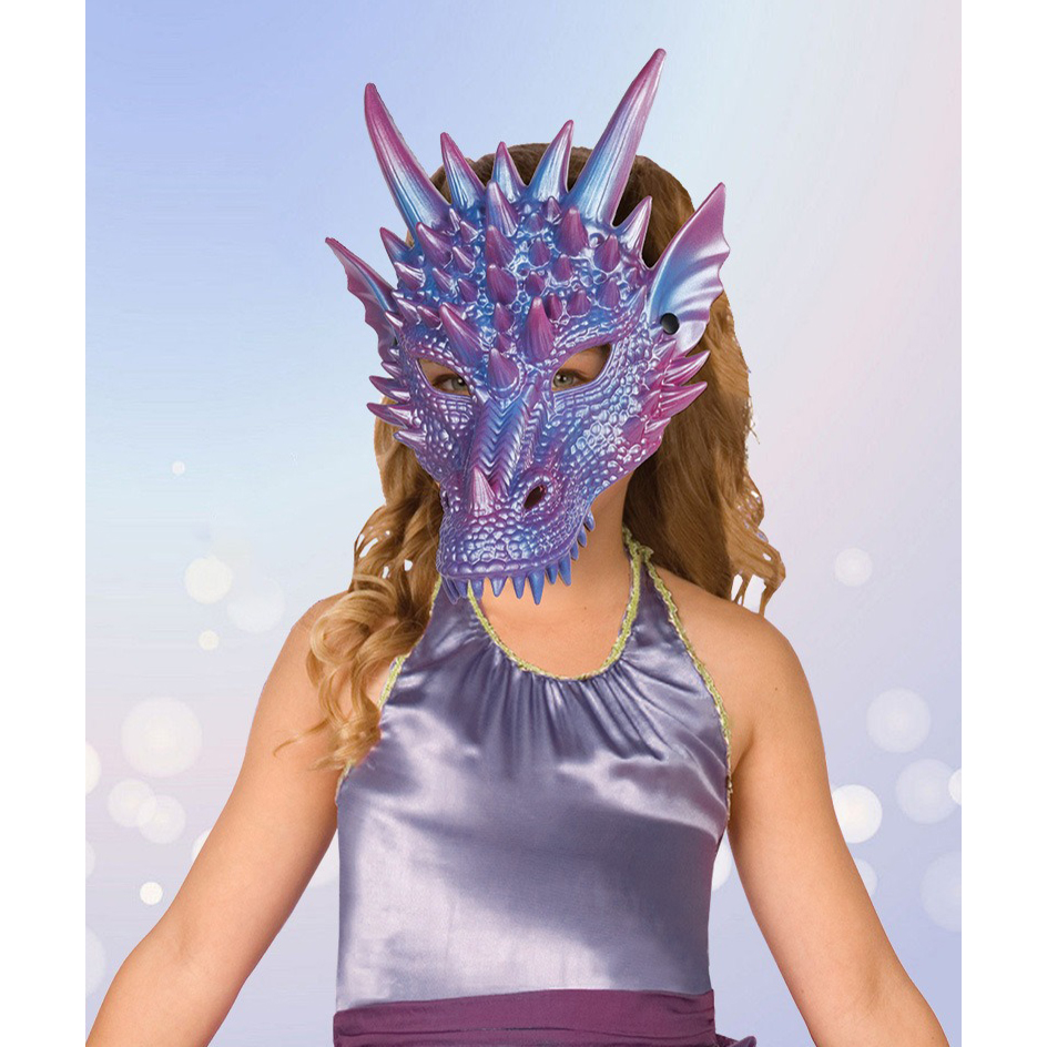 Pearl Blue Dragon Mask 3D Prin - Cosplay Prop Blueprints ulasan dan harga