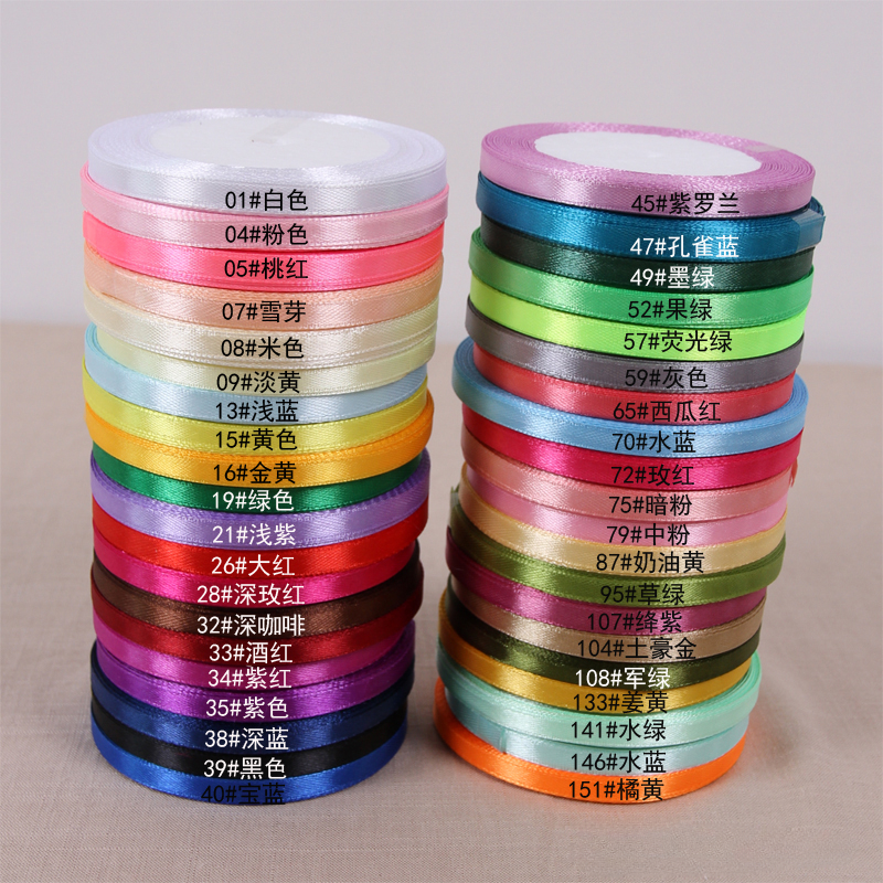 25yards/roll 6mm Satin Ribbon  - Craft Foam Roll ulasan dan harga