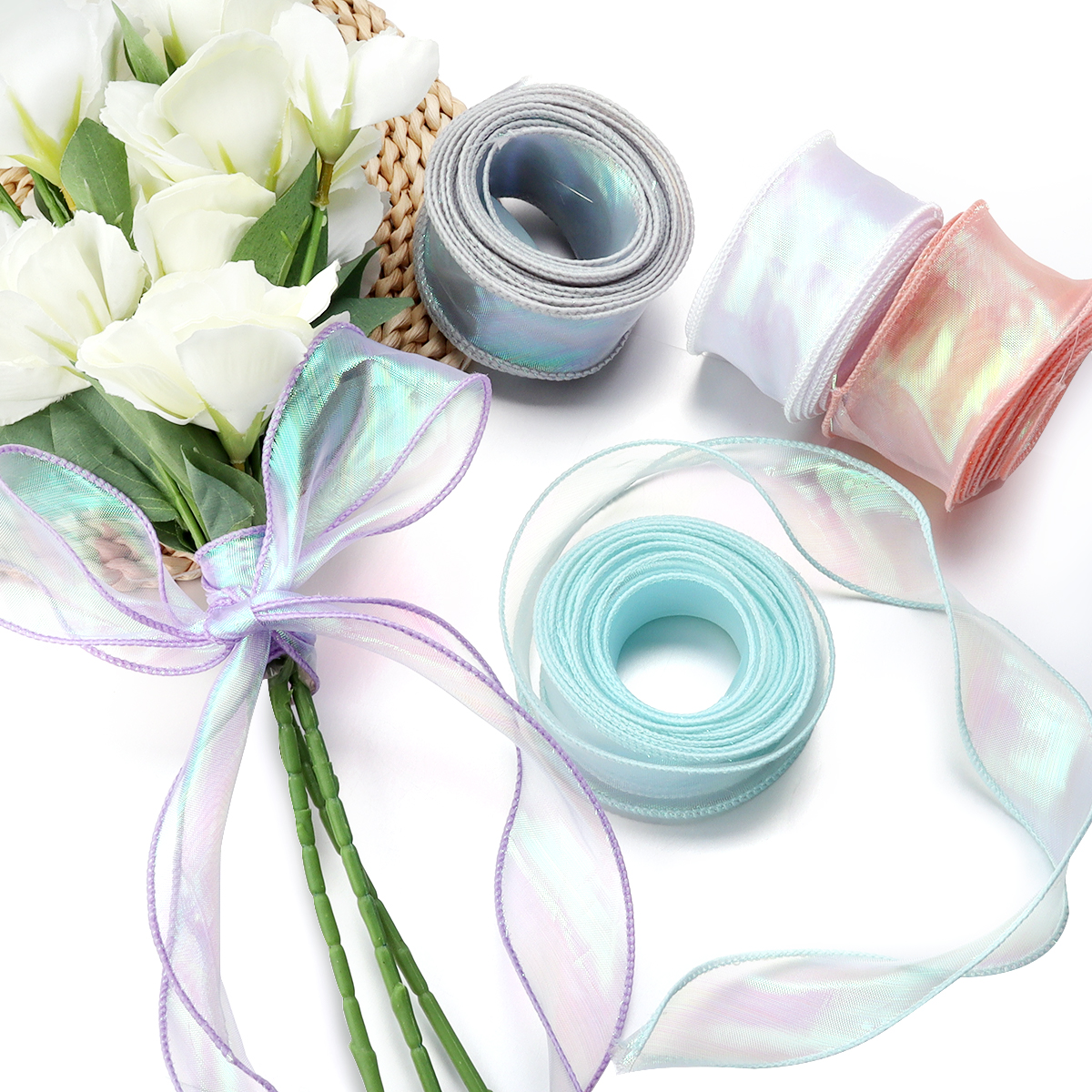 5Yards/Roll Chiffon Silk Ribbo - Craft Foam Roll ulasan dan harga