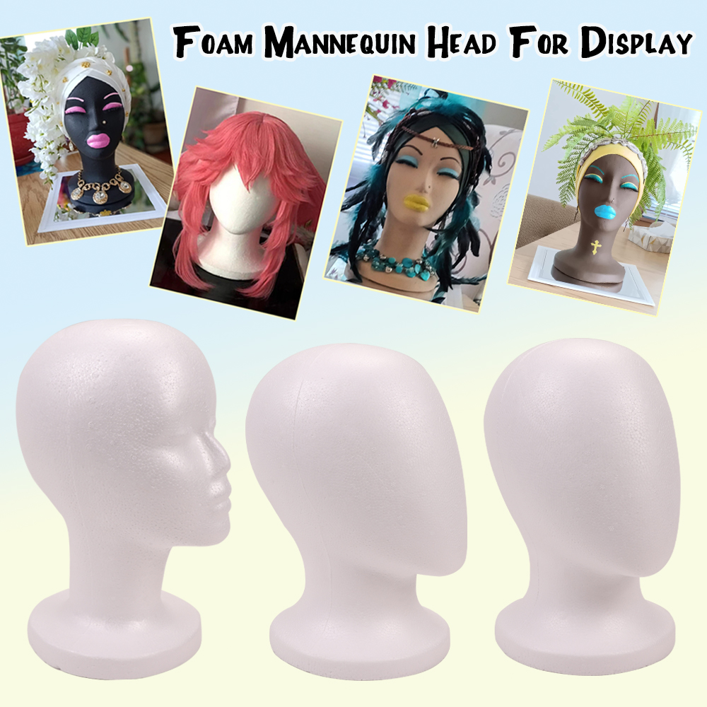 Faceless Mannequin Heads Foam  - Cosplay Prop Foam ulasan dan harga