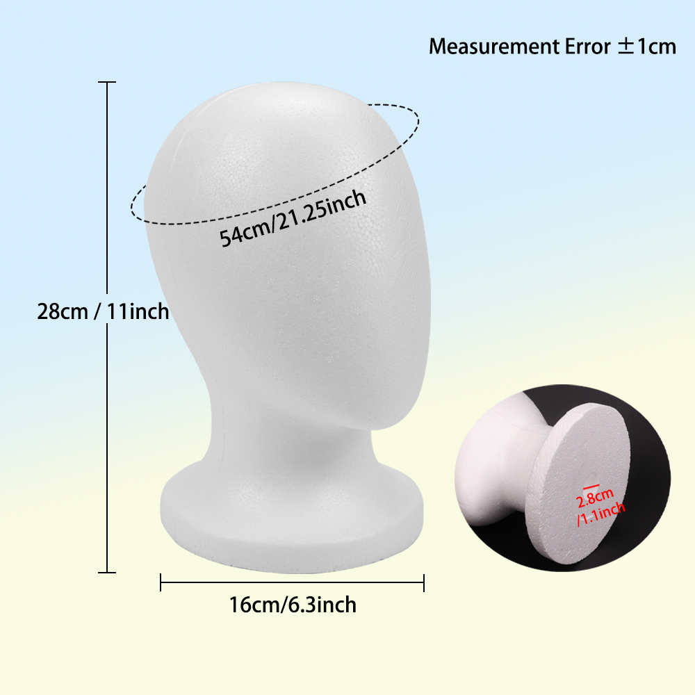 Faceless Mannequin Heads Foam  - Cosplay Prop Foam ulasan dan harga