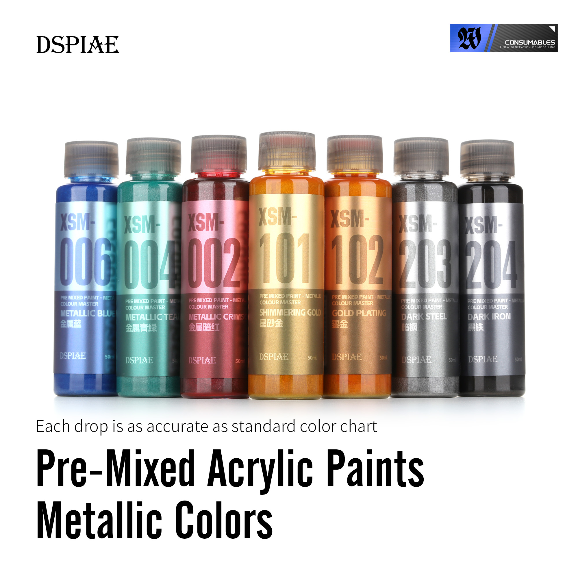 DSPIAE XSM 2026 New Model Hobb - Metallic Spray Paint ulasan dan harga