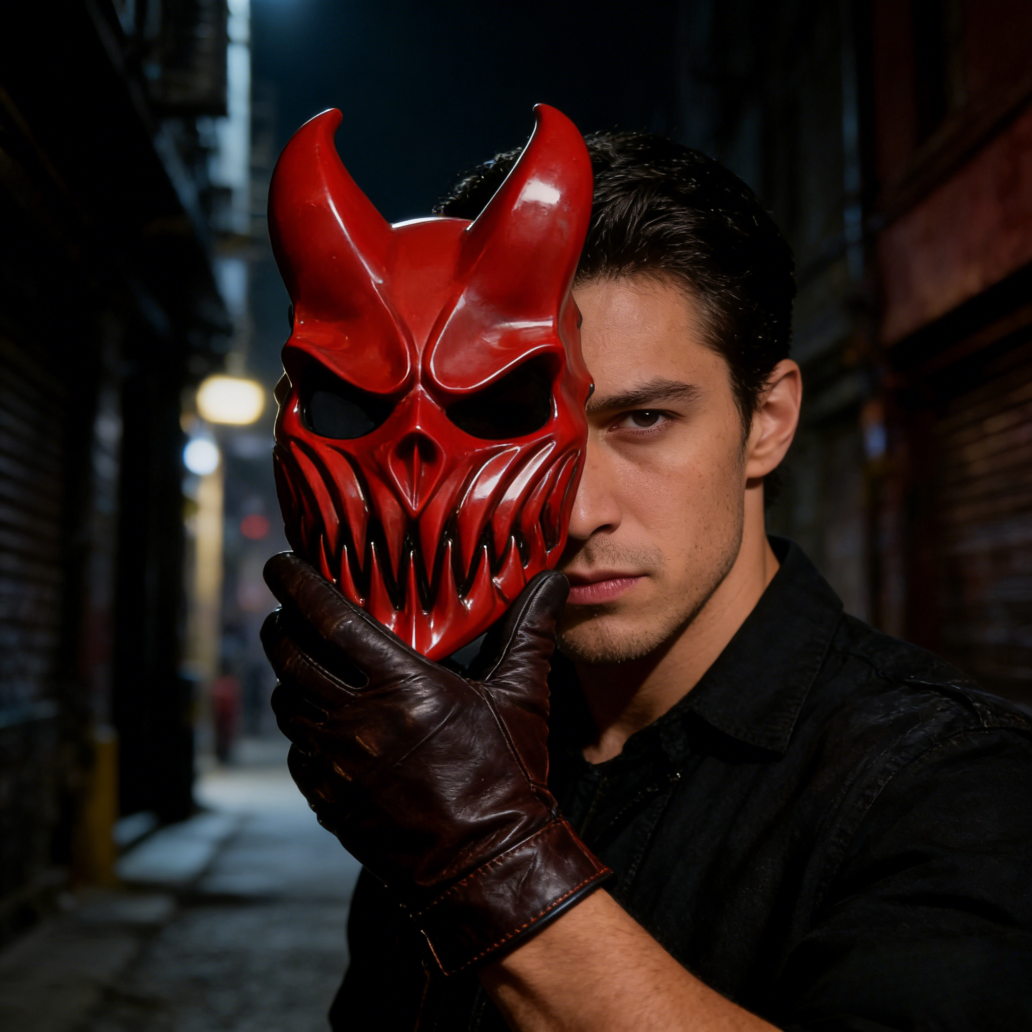 PVC Mask With Movable Mouth Ru - Cosplay Prop Foam ulasan dan harga