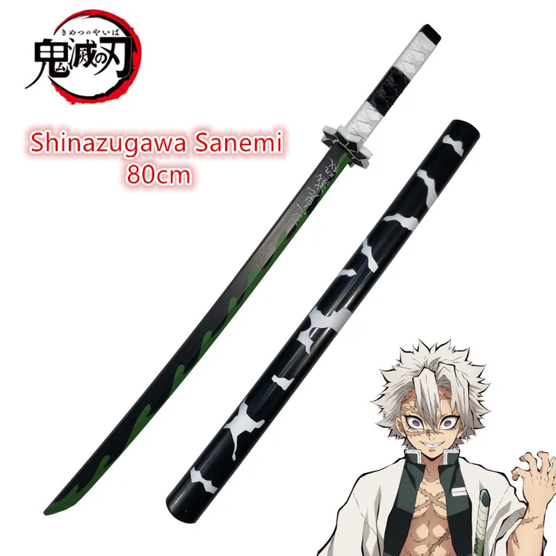 80cm Cosplay Anime Demon Slaye - Cosplay Prop Katana ulasan dan harga
