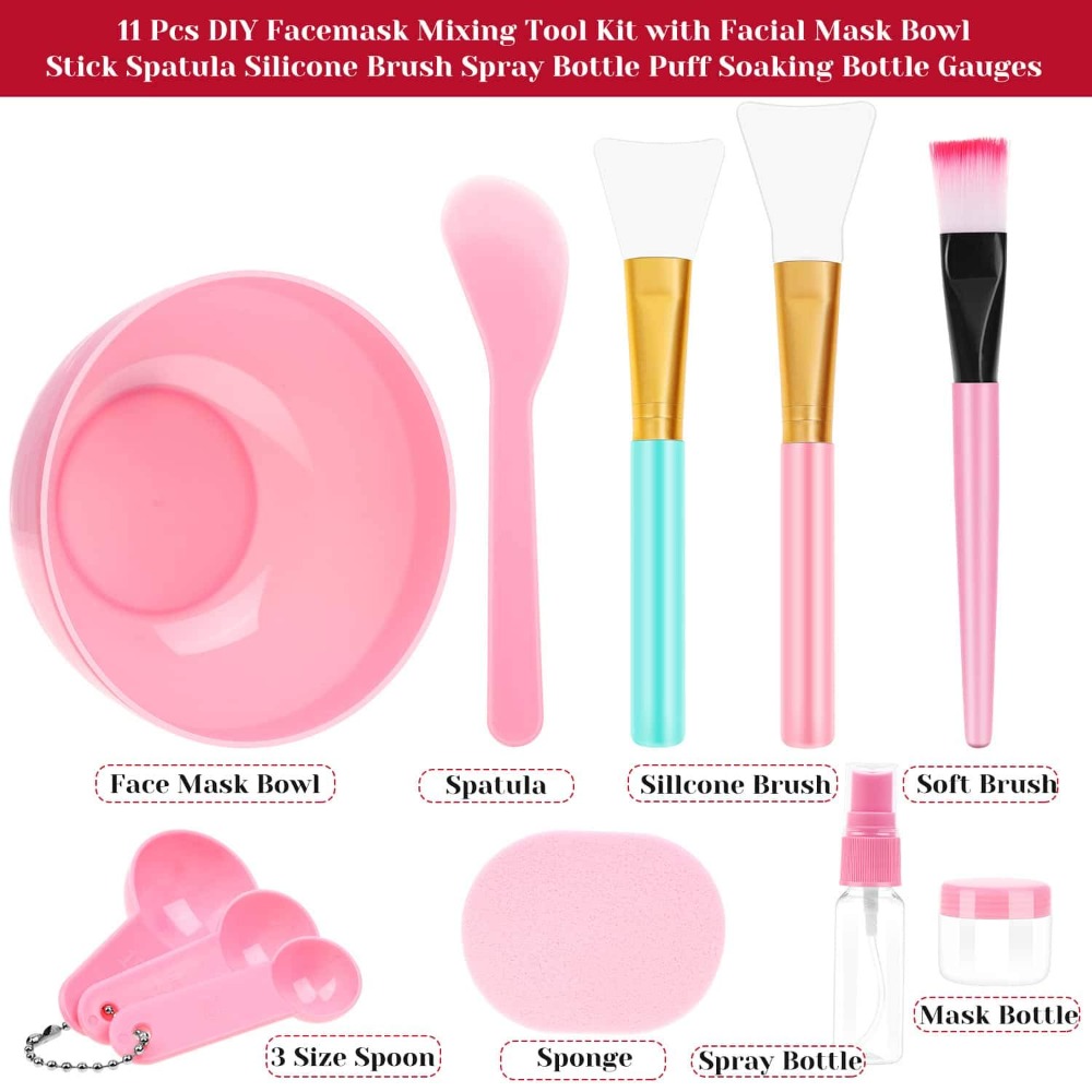 11 Pcs DIY Facial Mask Mixing  - Hair Spray Color ulasan dan harga