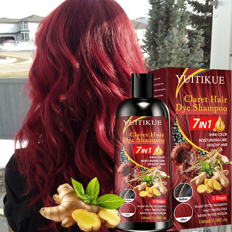 7 IN 1 Claret Hair Color Shamp - Hair Spray Color ulasan dan harga