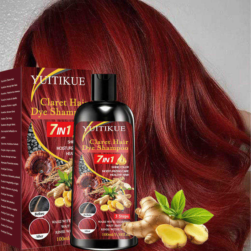 7 IN 1 Claret Hair Color Shamp - Hair Spray Color ulasan dan harga