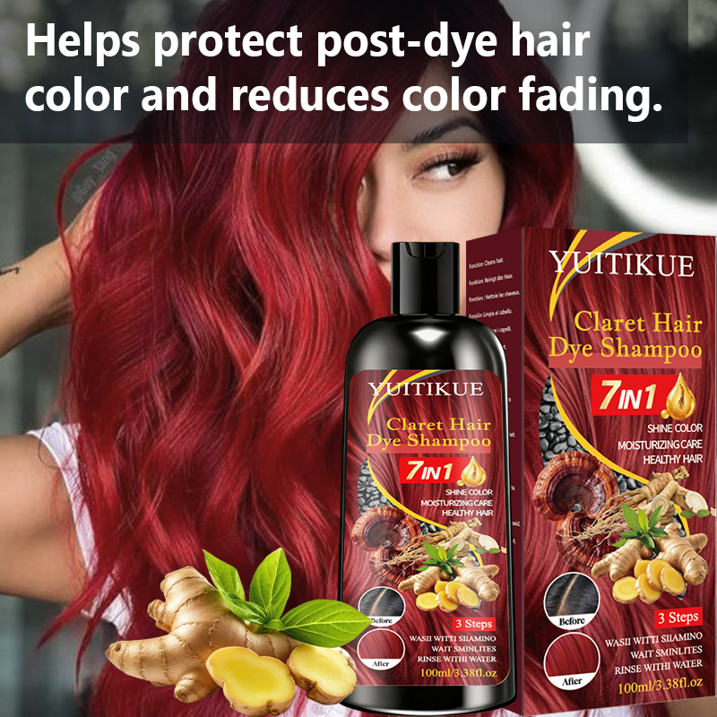 7 IN 1 Claret Hair Color Shamp - Hair Spray Color ulasan dan harga