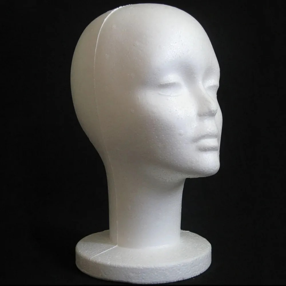 Mannequin head model foam wig  - Cosplay Prop Foam ulasan dan harga